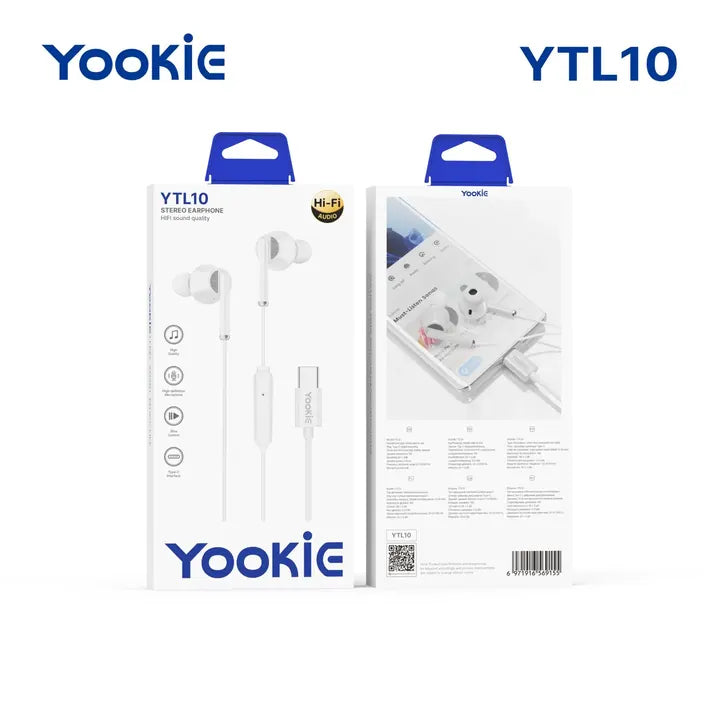 Auriculares con Cable tipo C YTL10