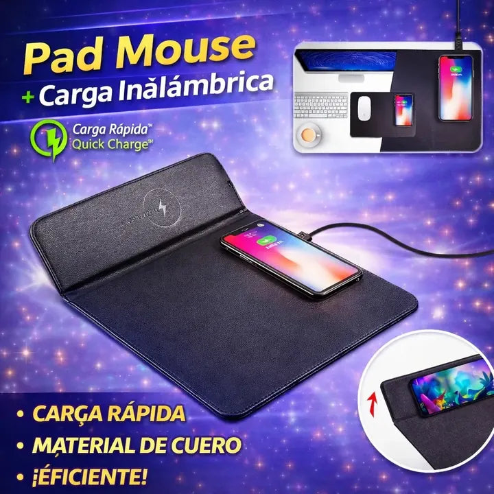 Pad Mouse Carga Inalámbrica
