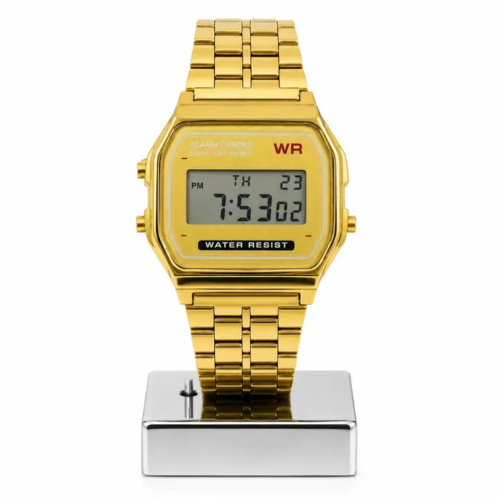 Reloj estilo Casio dorado