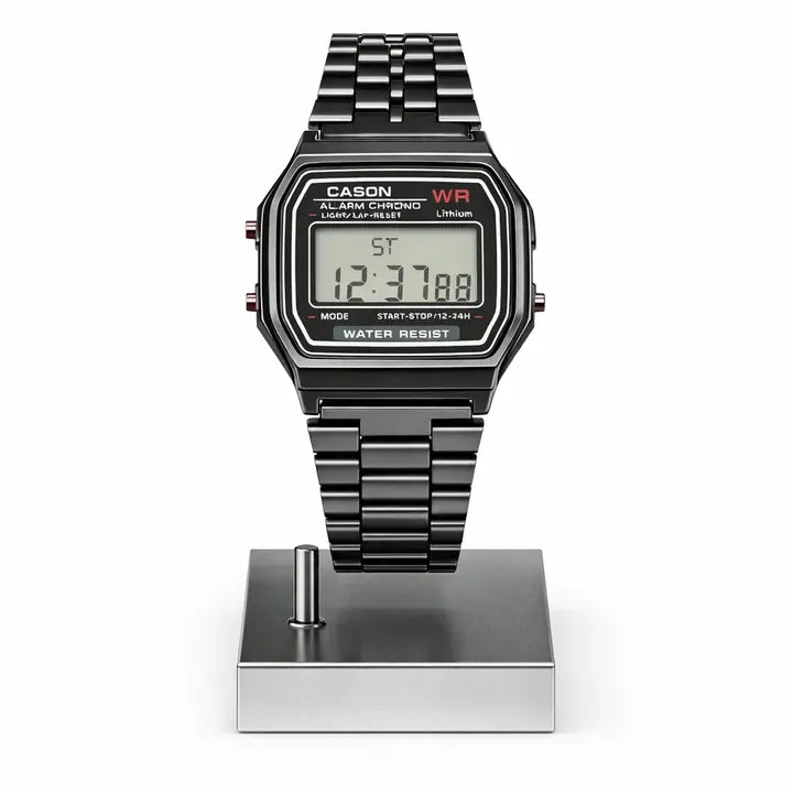 Reloj estilo Casio negro