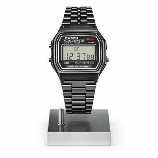 Reloj estilo Casio negro