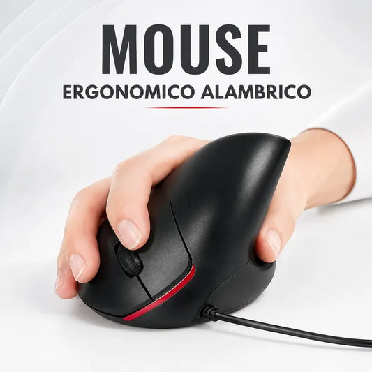 Mouse Ergonómico Alámbrico