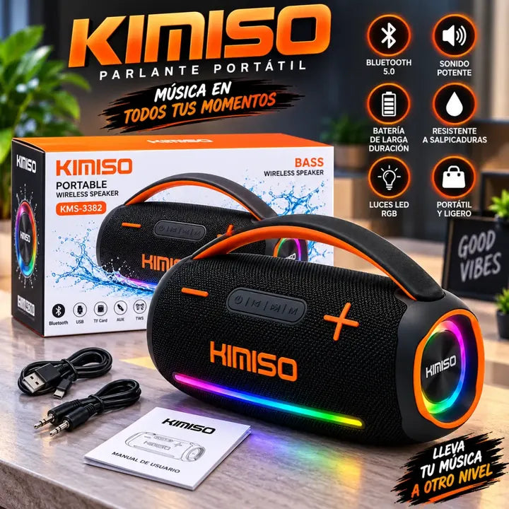 Parlante Portátil Kimiso KMS-323