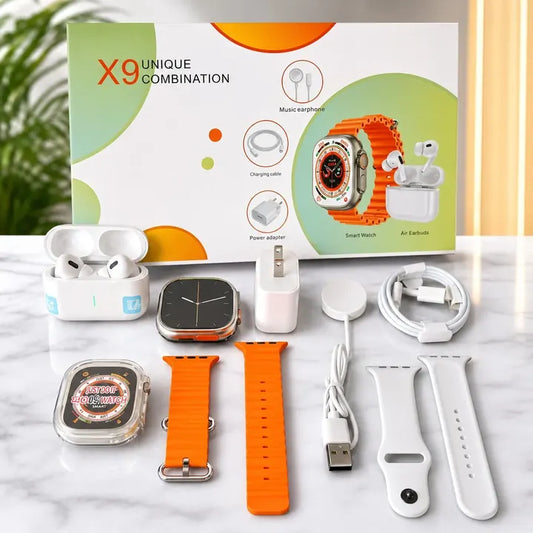 Smartwatch X9 combo